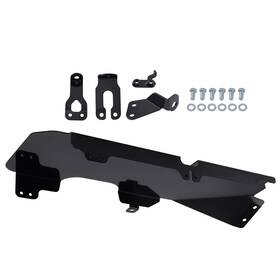 Bzq6vm Bfo Gas Tank Skid Plate For Jeep Wrangler Jk 2dr 2007-2018 Steel Black With Hardware