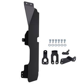 Cly48n Bfo Gas Tank Skid Plate For Jeep Wrangler Jk 2-door 2dr 2007-18 Black Steel