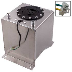 H1krv4 Bfo 8 Inch L X 8.25 W 10 H 2.5 Gallon Silver Aluminum Fuel Tank Sending Unit