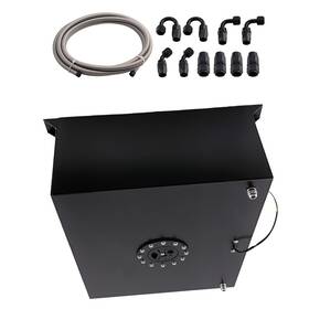 Bfo H9k5o6 Racing Fuel Cell 20 Gallon Aluminum Tank With Cap Level Sender Line Kit