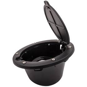 Iz1p3u Bfo Black Fuel Filler Door Gas Tank Cap Lid Cover For Jeep Wrangler Jk 2007-2017