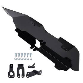 Ki2mdc Bfo Steel Gas Tank Skid Plate Set Fits For 07-18 Jeep Wrangler Jk 4wd 2-door Black