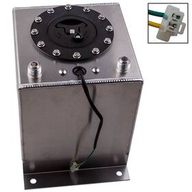 L780ni Bfo 2.5 Gallon Aluminum Racing/drift Fuel Cell Tank Can&level Sender Sliver 9.5l New