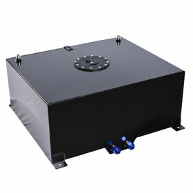 Fin054888 Black 80 Liter 20 Gallon Aluminum Racing Drifting Fuel Cell Tank Level Sender