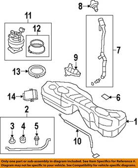 16117194201 Bmw Oem 07-11 128i Fuel System Components-repair Kit