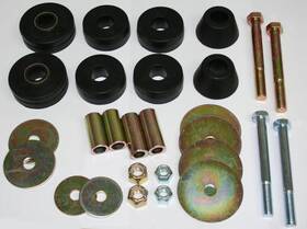 Cms6066 Brothers Trucks Cab Mount Set - Rubber 1/2-ton