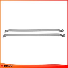 Ze1048740717504401g Cciyu For 1999-2004 Jeep Grand Cherokee 4.0l 4.7l 2x Silver Fuel Tank Straps