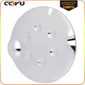 Ze1091122216200301g Cciyu Fit For 2014-2009 Ford Triple Chrome Plated Gas Fuel Door Cover
