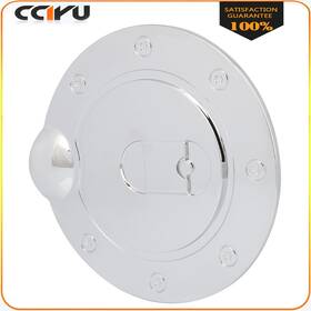 Ze1160067516200601g Cciyu F-150 F150 Triple Chrome Gas Fuel Door Cover Fit For 16 15 Ford