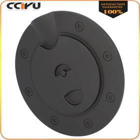 Ze1160067916201001g Cciyu Fits 2019-2009 Dodge Matt Black Gas Cap Cover
