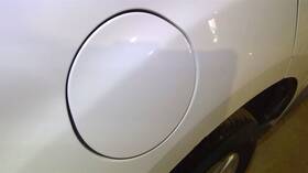 177.gm8l10 Chevrolet Truck Equinox 2010 Fuel Filler Door Wht 2.4l