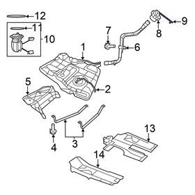 4766586aa Chrysler Oe For 200 2013-2014 Fuel Tank Cap Tether