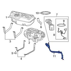 68184265ai Chrysler Oe For Pacifica 2017 Fuel Tank Filler Neck
