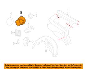 5178277ac Chrysler Oem 09-20 Journey Quarter Panel Components-fuel Pocket