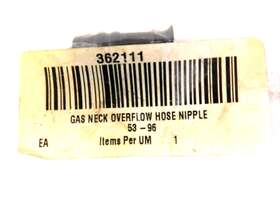 28411 Corvette America Gas Fuel Tank Filler Neck Boot Overflow Drain Hose Nipple 1956-1996
