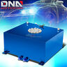 Dna-aluftt5alubl Dna Motoring Gallon Blue Aluminum Racing Drift Fuel Gas Cell