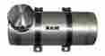 F624e Bam Mfg 6x24 End Fill Spun Aluminum Gas Tank 2.4 Gallon Go Kart Mini Bike 1 4 Npt