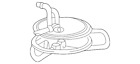 F6dz-9276-a Ford Mercury Lincoln Genuine Fuel Pump Assembly Gasket