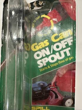 Flotool 098213101058 Gas Can On/off Spout Adjustable Flow Fits Most Plastic Containers Vinyl