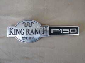 1l34-16b114-aa Ford 04-08 F150 King Ranch Front Right Passenger Side Fender Emblem Badge Oem
