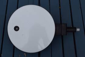 2t14-v405a02 Ford Oem 2010 2011 2012 2013 Transit Connect White Fuel Tank Door Lid