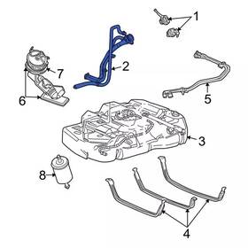 6f2z-9034-c Ford Genuine Fuel Filler Neck