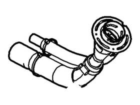 8c3z-9034-rd Ford Genuine Filler Pipe