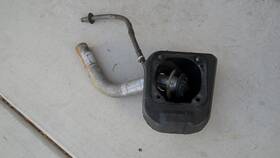 E4zb-6127936-ad Ford 1984 1985 Mustang Capri Fuel Filler Neck And Overflow Housing 1987 - 1993 86