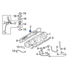 Ck4z9a068b Ford Oe For Transit-350 2015-2024 Fuel Tank Insulator