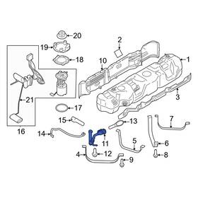 Lk4z9034f Ford Oe Fuel Tank Filler Neck