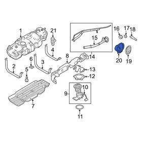 Yl3z9927936b Ford Oe For Expedition 2009-2017 Rear Fuel Filler Housing