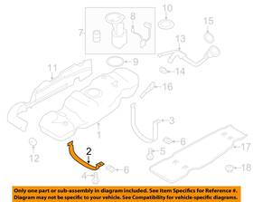 9l3z9054e Ford Oem 09-14 F-150 Fuel System Components-support Strap