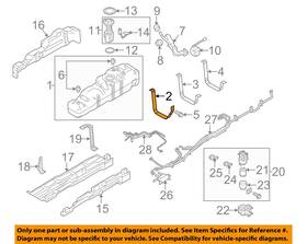 Bc3z9054a Ford Oem 11-16 F-250 Super Duty Fuel System Components-support Strap