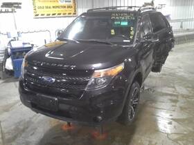 177.fd8g15 Ford Truck 2015 Explorer Gas Fuel Filler Door Lid Cover Black