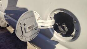 177.fd8w09 Ford Truck E150 2009 Fuel Filler Door 1168694