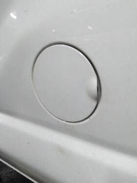 177.fd8y13 Ford Truck 2013 E350sd Super Duty Fuel Filler Door