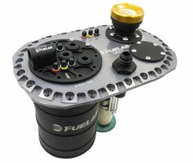 62710-0 Fuelab Quick Service Surge Tank - No Lift Pump Titanium
