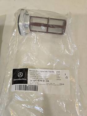 1244700106 Genuine Mercedes Fuel Strainer Filter Fits W123 E124 W126 W116 With Seal F 1244700106 Genuine Mercedes Fuel Strainer Filter Fits W123 E124 W126 W116 With Seal F