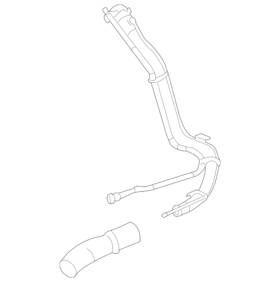 Gm 20900340 Genuine Fuel Tank Filler Pipe