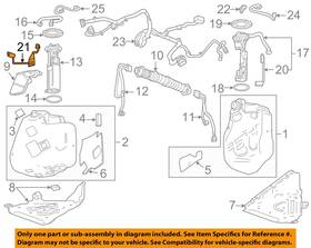 13510983 Gm Oem 14-19 Corvette Fuel System Components-level Sensor
