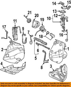 19420830 Gm Oem 07-13 Corvette Fuel System Components-level Sensor