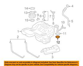 25901272 Gm Oem Cadillac 05-11 Sts Fuel System-gas Tank Sending Unit Seal