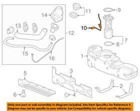84212955 Gm Oem 17-19 Sierra 2500 Hd Fuel System Components-level Sensor 84212955 Gm Oem 17-19 Sierra 2500 Hd Fuel System Components-level Sensor
