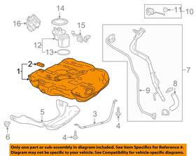 84574976 Gm Oem 2018 Malibu Fuel System Components-fuel Tank