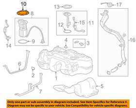 95032332 Gm Oem 11-22 Encore Fuel System Components-fuel Pump Lock Ring
