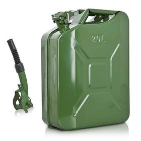 Gep20l Gooacc Metal Gas Can 5 Gallon With Spout System And Handle For Gasoline Trucks Cars Atv