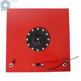 Hp57165 Happy19star Fuel Cell Tank With Level Sender Aluminum Race Drift Universal 10 Gallon 40l Red