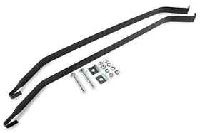 19-562 Holley Fuel Tank Straps 1955-1957 Chevy Bel-air Galvanized Steel Black Fi