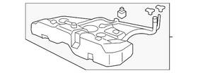 17044-t3l-a00 Honda Genuine Fuel Tank
