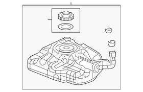 17044-tr0-l00 Honda Genuine Fuel Tank